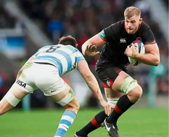  ??  ?? progress: England’s George Kruis has been dropped for Saturday’s showdown against Australia. — Reuters