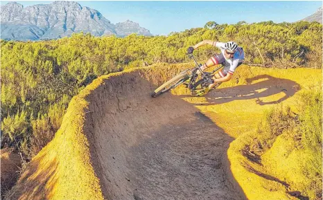  ?? FOTOS: VEREIN ?? Topfahrer Daniel Geismayr will mit Centurion Vaude das Cape Epic in Südafrika gewinnen.