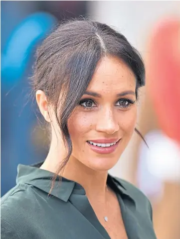  ??  ?? SHOOTING BACK: Duchess of Sussex insists she cannot keep silent about accusation­s.