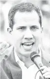  ??  ?? Juan Guaido