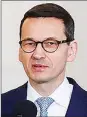  ??  ?? Poland’s new PM Mateusz Morawiecki