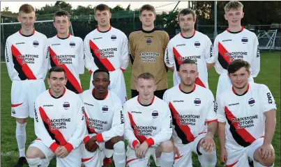  ??  ?? The Drogheda Town side who returned to the NEFL with a win over Albion Rovers in their Premier Reserve clash.