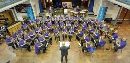  ??  ?? Trinity Concert Band will give a preview of the pieces they will perform in a national final when they play a St Patrick’s Day themed concert in Wokingham on Saturday night