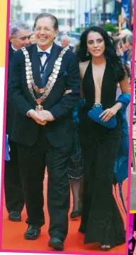  ??  ?? Right: On the red carpet with partner Asha and (far right) on holiday in Te Anauwith son Declan.