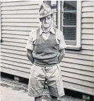  ?? ?? Tom Husband was conscripte­d into the New Zealand Army at age 18 during WWII.