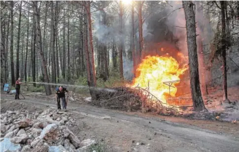  ?? // EFE ?? De los 98 incendios forestales que sufre el país desde el miércoles, 88 se encuentran ya bajo control