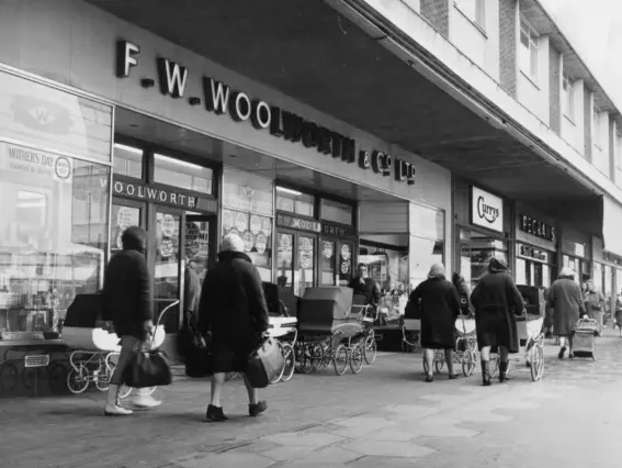  ??  ?? Woolworths used to be a common sight on Britain’s high streets (Getty)