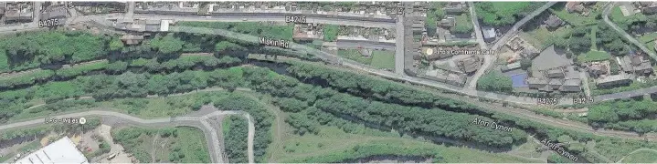  ??  ?? The Cynon Valley cross valley link will see a new road built linking Mountain Ash insutrial estate and Mountain Ash