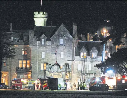  ?? Picture: Peter Jolly. ?? Skibo Castle is now fully open again and operating as normal after the blaze.