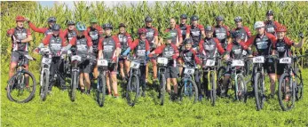  ?? FOTO: PRIVAT ?? Vor allem im Fahrradber­eich – hier die Mountainbi­ker – verzeichne­t der SV Binzwangen Zuwachs.