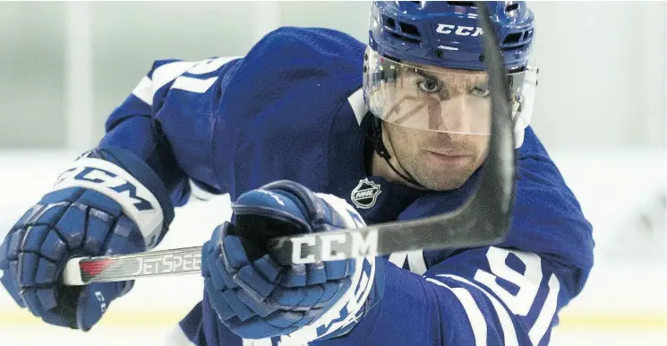  ?? CRAIG ROBERTSON / POSTMEDIA NEWS ?? The addition of John Tavares has boosted the Toronto Maple Leafs’ chances of winning their first Stanley Cup since 1967.