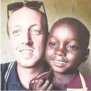  ??  ?? Daniel Egan is working to get children access to education and healthcare in Sierra Leone