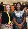  ?? ?? Embassy of Denmark’s Madame Eva Fischer-Mellbin and Embassy of Nigeria Counsellor and Head of Chancery Charity Ekeadon Davidson