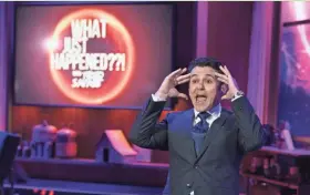  ?? AARON EPSTEIN/FOX ?? Fred Savage hosts a fake talk show about a fake TV show on Fox’s “What Just Happened??! With Fred Savage.”