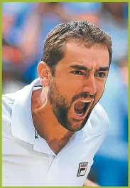  ??  ?? FRENTE A FRENTE. El choque Cilic-Federer arranca a las 10 de la mañana y lo transmite Espn.