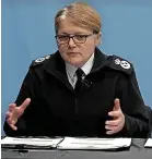  ?? ?? Avon & Somerset Police Chief Constable Sarah Crew