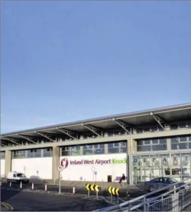  ??  ?? Ireland West Airport Knock must do more to promote financial contributo­r Sligo.