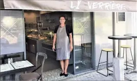  ?? (Photo N.N.) ?? Bénédicte vient d’ouvrir la Verrière, un Salad’Bar à Tournamy.