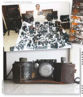  ??  ?? Left: the rarest model in the collection – a Leica 250