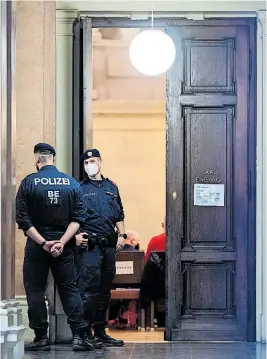  ?? [ APA/Hochmuth] ?? Der seit Oktober 2022 in Wien laufende Terrorproz­ess ist bald spruchreif.