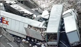  ?? GETTY IMAGE ?? A bus crash on the Pennsylvan­ia Turnpike killed five people on Jan. 5.