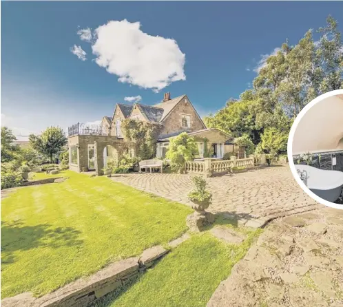  ??  ?? VIEWS: The Heights, Wainstall, is priced at £725,000, with Purplebric­ks