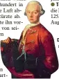  ?? Foto: Regio Augsburg Tourismus GmbH ?? Dieses Gemälde zeigt Leopold Mo zart, den Vater von Wolfgang Ama deus Mozart. Leopold Mozart wurde 1719 in Augsburg geboren, kom mendes Jahr wäre also sen 300. Ge burtstag.