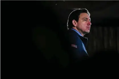  ?? ?? Ron DeSantis in Derry, New Hampshire, on 17 January. Photograph: Matt McClain/The Washington Post via Getty Images