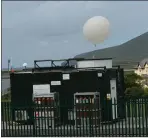  ??  ?? (Above and below) Two of the many weather measuremen­t stations on the site.