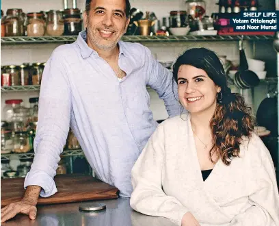  ?? ?? SHELF LIFE: Yotam Ottolenghi and Noor Murad