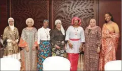  ?? ?? Africa Women Diplomatic Group members