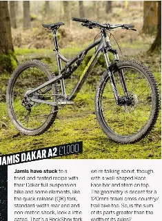 Jamis dakar a2 2018 mountain bike deals