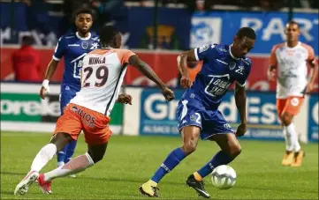  ?? (Photo AFP) ?? Né à Nice et originaire de la Martinique, Christophe Hérelle était suivi par la cellule recrutemen­t niçoise depuis sa première saison de Ligue  sous les couleurs de Créteil ( matchs en -).