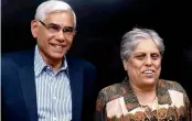  ??  ?? CoA members Vinod Rai ( left) and Diana Edulji.