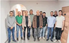  ?? FOTO: DANIEL AICHER ?? Kevin Schutzbach, Bernd Aicher, Markus Aicher, Markus Huber, Hari Aicher, Reiner Sieger, Philipp Aicher, Mario Leukart, Thilo Krapf, Leon Schlecht.