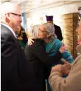  ??  ?? Satwinder Kaur Bains (right) organized an exhibition about South Asian immigrants on Canada’s west coast.