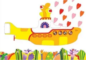  ?? CONTRIBUTE­D I MAGES ?? Animator Ron Campbell played an integral part in the creation of the classic Beatles film, “Yellow Submarine,” which marks its 50th anniversar­y this year.