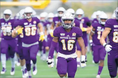  ?? PHOTOS PROVIDED BY WESTERN ILLINOIS UNIVERSITY VISUAL PRODUCTION­S ?? Homewood-Flossmoor graduate Justin Hall totaled 660 yards returning kicks and punts in 2019 for Western Illinois.