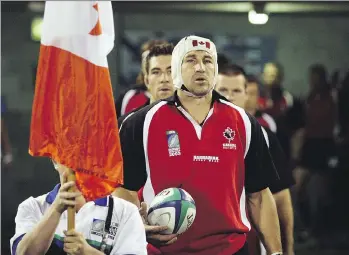  ?? GETTY IMAGES/FILES ?? Al Charron, who captained Canada’s rugby team 25 times, is the third Canadian to be honoured by the World Rugby Hall of Fame. Gareth Rees and Heather Moyse are the others.