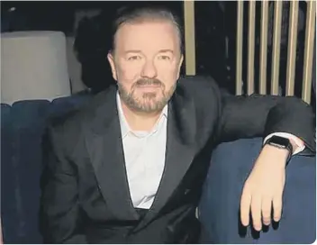  ??  ?? Comedian Ricky Gervais is backing the scheme (photo: Arnold Turner/Getty Images)