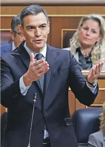  ?? MARISCAL / EFE ?? El presidente del Gobierno, Pedro Sánchez.