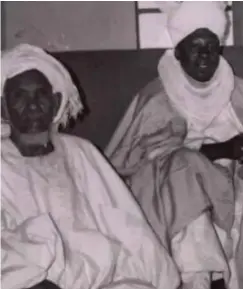  ??  ?? Baba-Ahmed, and Emir Shehu Idris in an undated photo