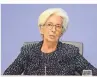  ?? FOTO: DPA ?? EZB-Chefin Lagarde.