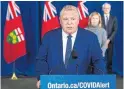  ??  ?? Premier Doug Ford announced temporary pay increases for personal support workers, but it is permanent increases and better working conditions that are needed.