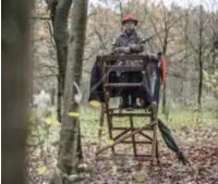  ?? FOTO JOREN DE WEERDT ?? Ook het gebied in de oostelijk gelegen bossen van Genk wordt verpacht voor zitjacht.