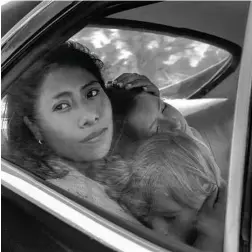  ?? Alfonso Cuaron / Netflix ?? “Roma” is a beautiful black-and-white film set in 1970s Mexico City released on Netflix — and that could work against it.