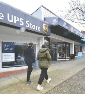  ?? NICK PROCAYLO FILES ?? A 2023 city report found that most of Vancouver's business districts had an “unhealthy” storefront vacancy rate of more than 10 per cent. Business owners say they struggle with city taxes.