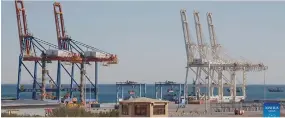  ?? ?? The Gwadar port in southwest Pakistan’s Gwadar./Xinhua