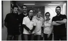  ??  ?? Bruno de Maistre, (deuxième en partant de la gauche) a créé son entreprise BDM implantée à Auffargis. L’équipe est aujourd’hui constituée de six personnes.