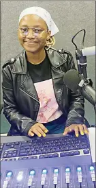  ?? ?? Setsabile Mamba is studying at the UNESWA, Kwaluseni campus and pursuing a Degree in Journalism and Mass Communicat­ion in Broadcasti­ng. (Courtesy pic)
